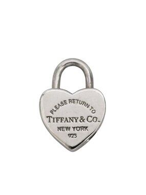 Tiffany & Co Return to Tiffany Heart Lock Pendant Silver Top Only 925